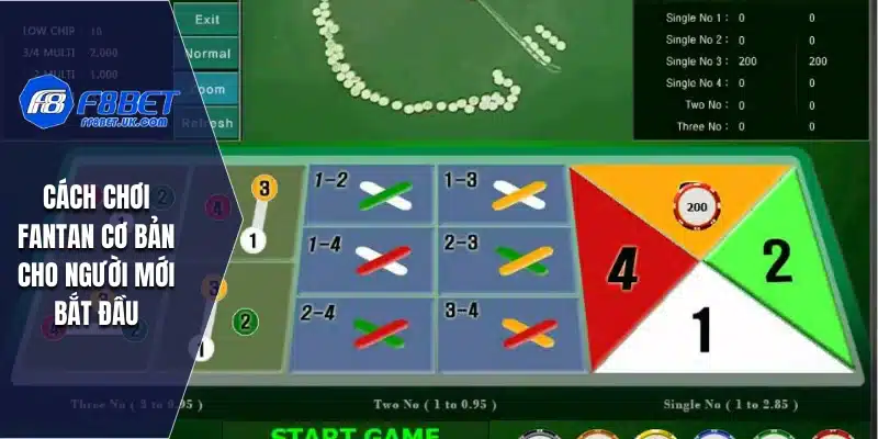 Cách chơi fantan cơ bản cho người mới bắt đầu